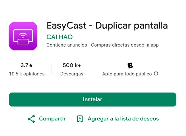 App para Transmitir de Celular a PC